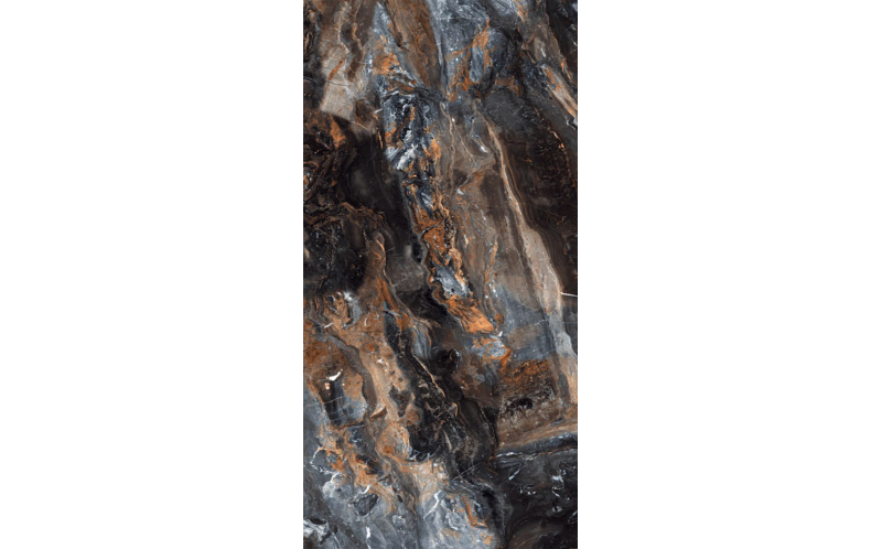 Керамогранит Titanium Lawa Nero Polished (N20378) 120x278