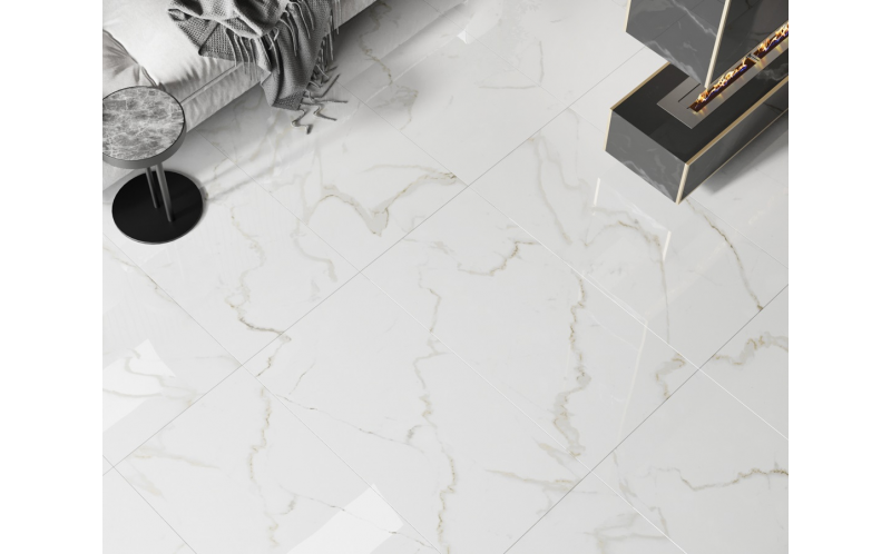 Керамогранит Buono Ceramica Marble Crystile Bianco Glossy 60x120 (M4410P)