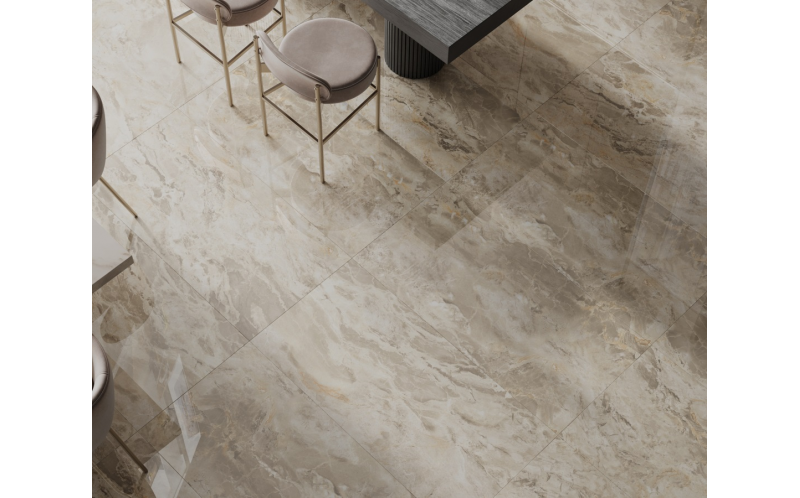 Керамогранит Buono Ceramica Marble Avorio Beige Glossy 60x120 (M4407P)