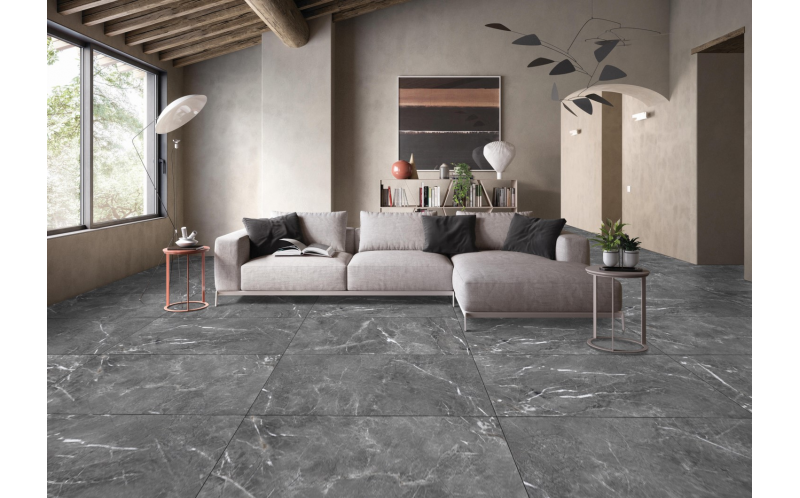 Керамогранит Shadow Dark Grey Polished 60x120