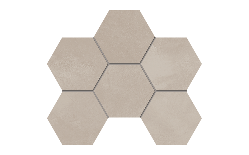 Мозаика Estima GF02 Graffito Light Beige Hexagon неполированный 25x28,5