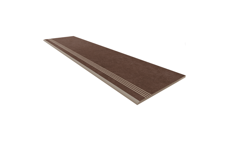 Ступень Estima CA03 Cave Brown неполированный с насечками 30x120