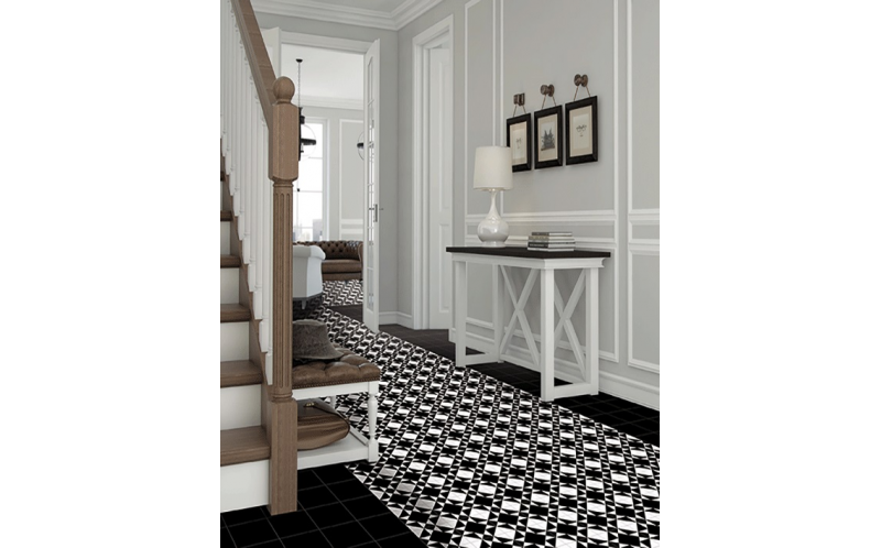 Керамогранит Nanda Tiles Kompas Vera Black 20х20 (УТ-00036874)