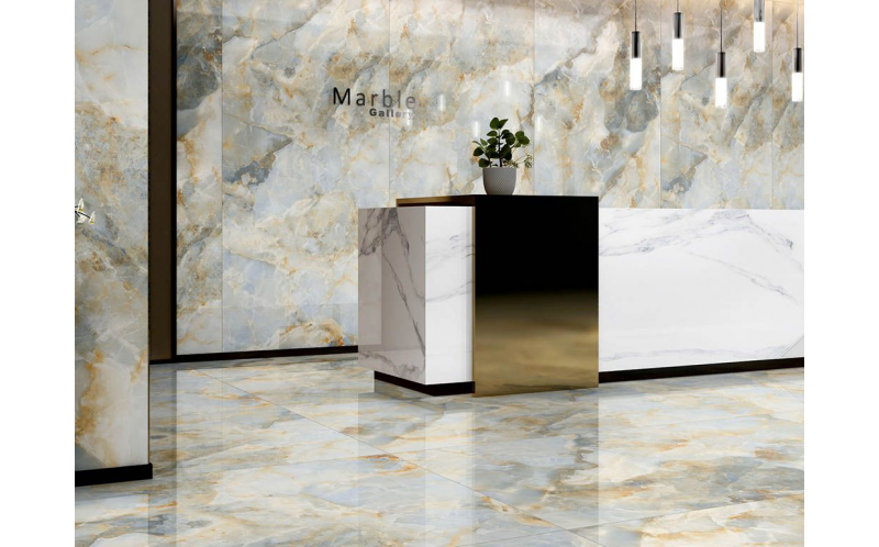 Керамогранит Neodom Titanium Crystal Onyx Bianco Polished 120x280 (N80006)