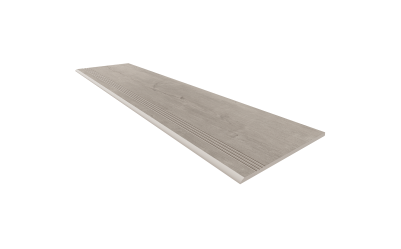 Ступень Estima SF03 Soft Wood Grey неполированный с насечками 30x120