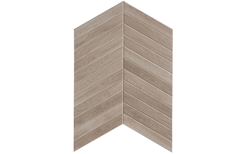 Керамогранит Fap Ceramiche fQNR ROOTS TAUPE CHEVRON R9 7,5х45 (УТ-00027923)