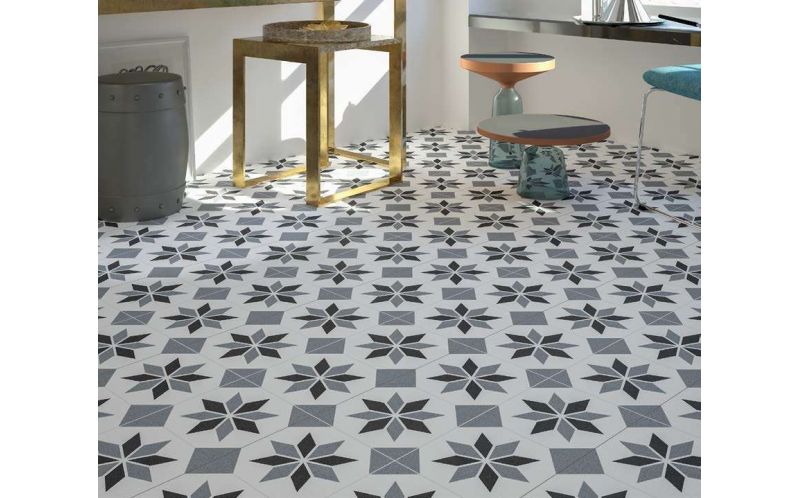 Керамогранит Etili Seramik Milan Grey Pre-Cut 45x45