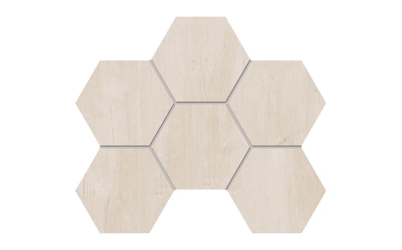 Мозаика Estima SF01 Soft Wood Nordic Hexagon неполированная 25x28.5