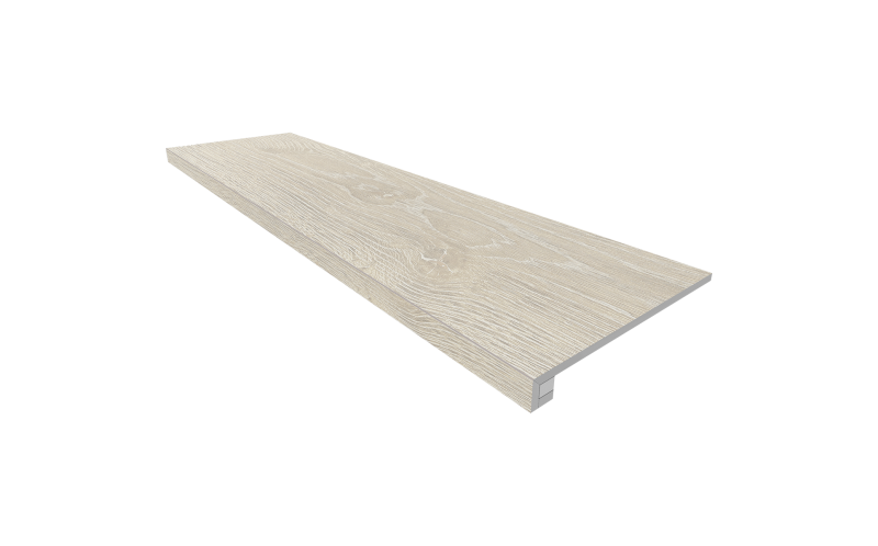 Ступень комплект Estima KW00 Kraft Wood Nordic (Ступень 33x120 структурированный прямоугольный бортик без насечек + Подступенок 14,5x120)