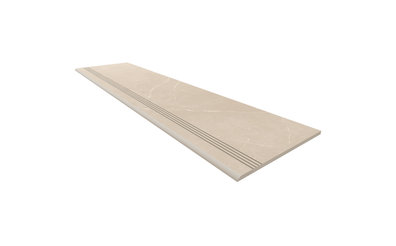 Ступень Estima NL01 Nolana Beige неполированный с насечками 30x120