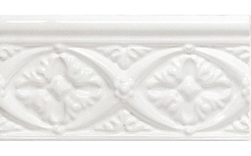 Бордюр Adex Relieve Bizantino Blanco Z (ADNE4002) 7,5x15