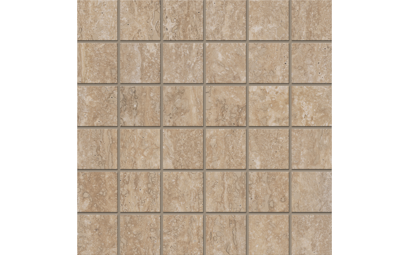 Мозаика Estima RE03 Stride Dark Beige Неполированный (5х5) 30x30