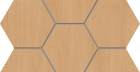 Мозаика Estima CW04 Classic Wood Hexagon неполированная 25x28.5