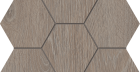 Мозаика Estima KW02 Kraft Wood Light Grey Hexagon структурированный 25x28,5