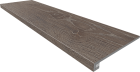 Ступень комплект Estima KW03 Kraft Wood Wenge (Ступень 33x120 структурированный прямоугольный бортик без насечек + Подступенок 14,5x120)