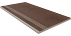 Ступень Estima CA03 Cave Brown неполированный с насечками 30x60