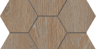 Мозаика Estima KW01 Kraft Wood Rusty Beige Hexagon структурированный 25x28,5