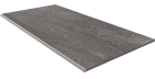 Ступень TN02 Anthracite неполированная с насечками 30x60