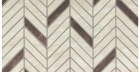 Мозаика Marvel Edge Imperial White Mosaico Twill Lappato (AEPT) 30x31
