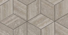 Мозаика Marvel Pro Travertino Silver Mosaico Esagono Lappato (ADVN) 30x35