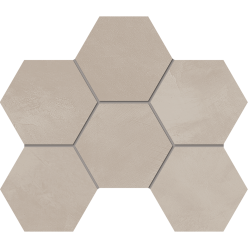 Мозаика Estima GF02 Graffito Light Beige Hexagon неполированный 25x28,5