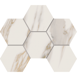 Мозаика Estima RM01 Miramare White Hexagon неполированный 25x28,5