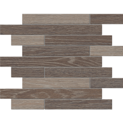 Мозаика Estima KW03/KW02 Wenge/Light Grey Muretto структурированный 30x35