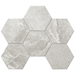 Мозаика Kailas Grey Hexagon KA01 неполированная 25x28,5