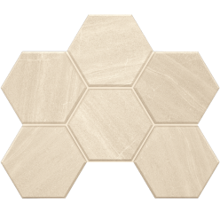 Мозаика Gabbro White Hexagon GB01 25x28.5