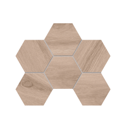 Мозаика Selection Oak Hexagon SI01 неполированная 25x28,5