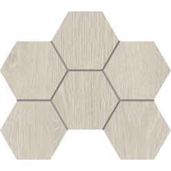 Мозаика Estima KW00 Kraft Wood Nordic Hexagon структурированный 25x28,5