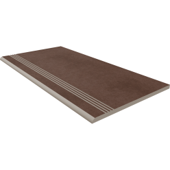 Ступень Estima CA03 Cave Brown неполированный с насечками 30x60