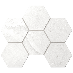 Мозаика Kailas Ivory Hexagon KA00 неполированная 25x28,5