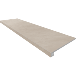 Ступень комплект Estima GF02 Graffito Light Beige (Ступень 33x120 неполированный прямоугольный бортик без насечек + Подступенок 14,5x120)