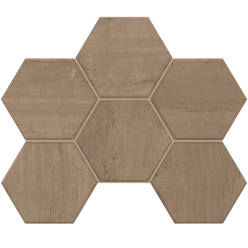 Мозаика Classic Wood Rusty Beige Hexagon CW03 25x28.5