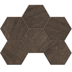 Мозаика Gabbro Brown Hexagon GB04 25x28.5