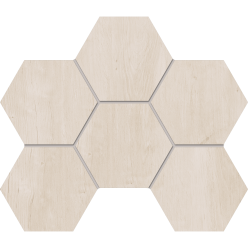 Мозаика Estima SF01 Soft Wood Nordic Hexagon неполированная 25x28.5