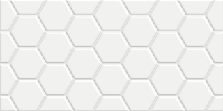 Плитка New Trend Edelweiss Hexagon White 300x600x9 (WT36EDW15)