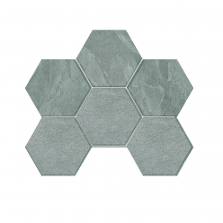 Мозаика Luna Grey LN02/TE02 Hexagon неполированный 25x28.5