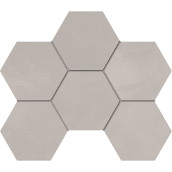 Мозаика Estima GF01 Graffito Light Grey Hexagon неполированный 25x28,5